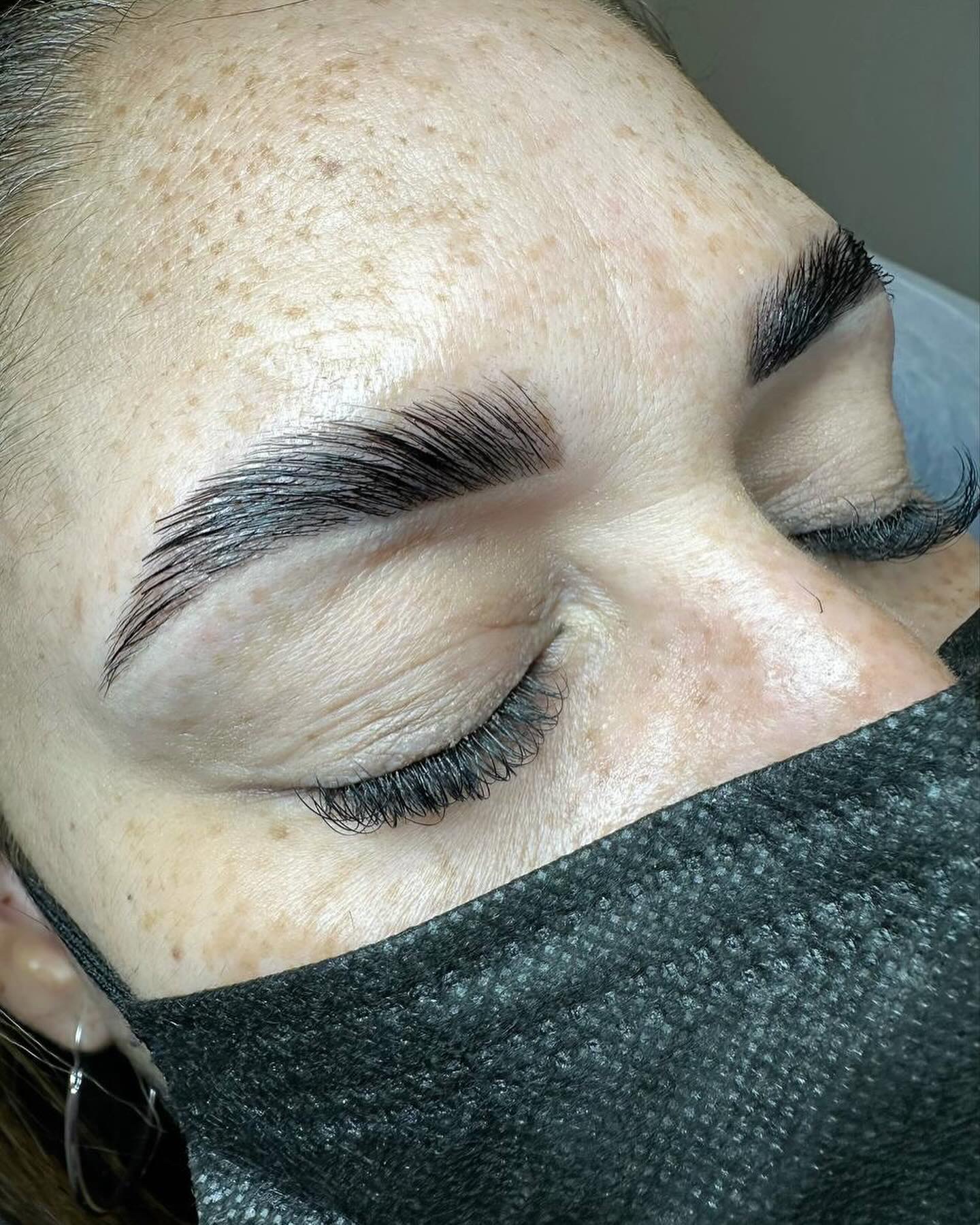 Brow lamination and tint near Clark