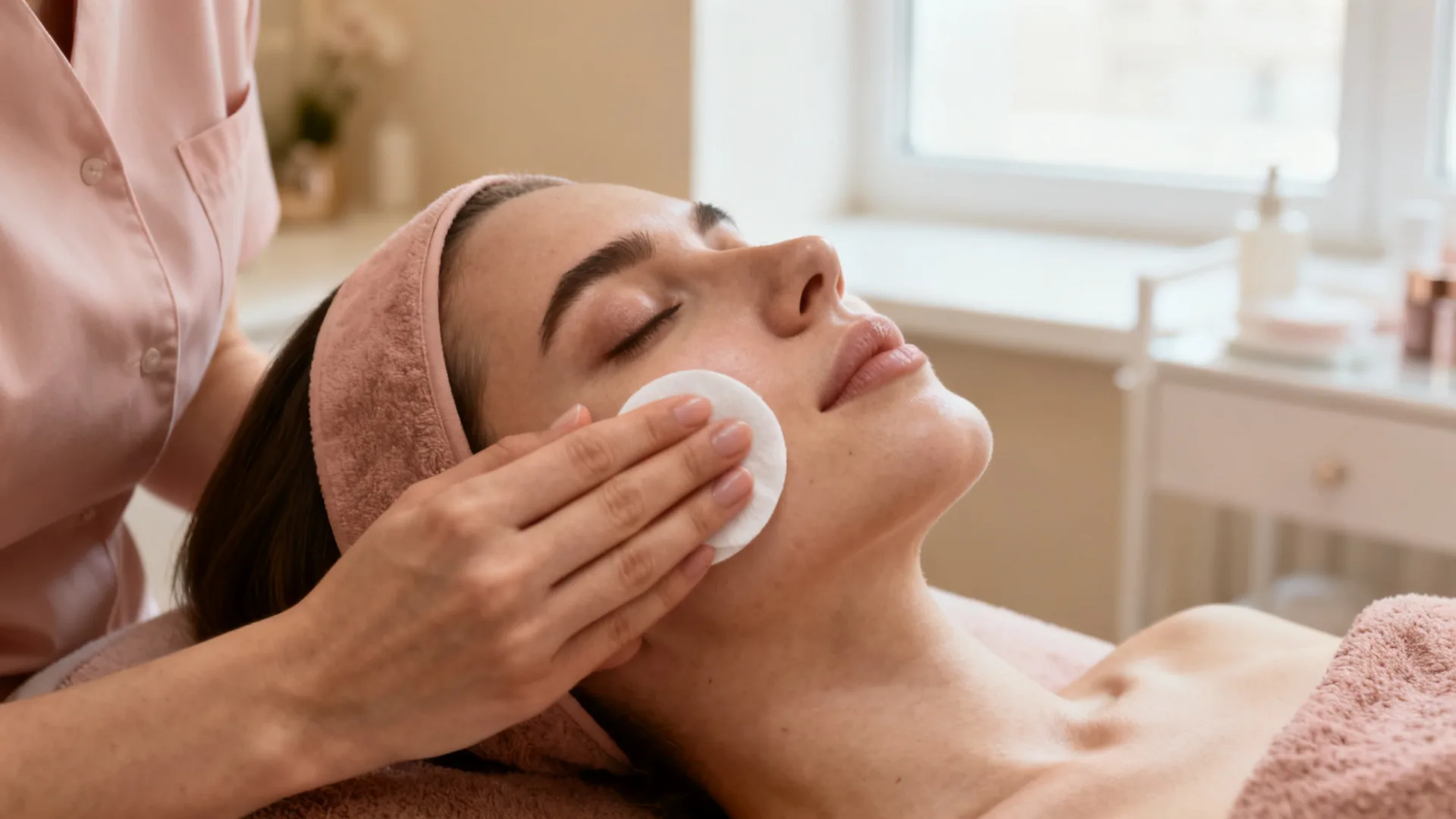 facial cleanse and prep